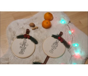 Stickserie - Nussknacker Doodle